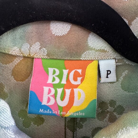 🚨 RARE: BIG BUD PRESS | RAINBOW TIE DYE FLOWER POWER SUIT - Picture 3 of 6